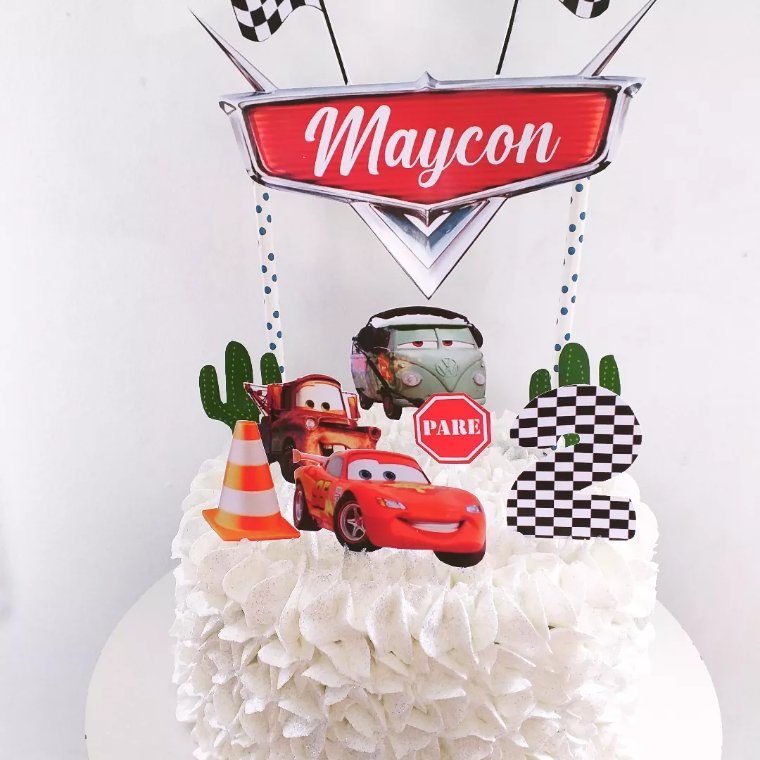 Bolo Carros McQueen